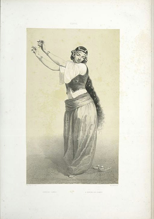danseuse almee a dancing girl almeh 1851 alexandre bida