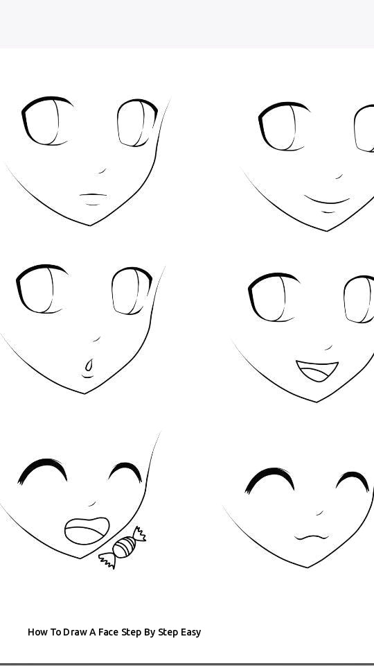 how to draw a face step by step easy pin by samantha collins on art pinterest