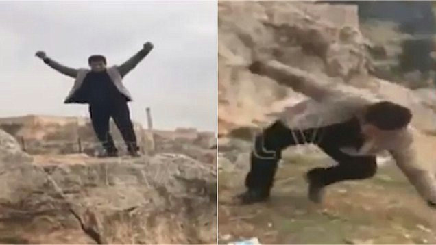 man falls to his death posing for cliff top snap in turkey daily mail online