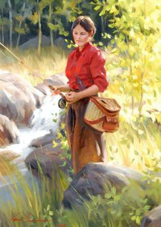 Drawing Of Girl Fishing 307 Best Fishing Images Fishing Pictures Drawings Fish Art