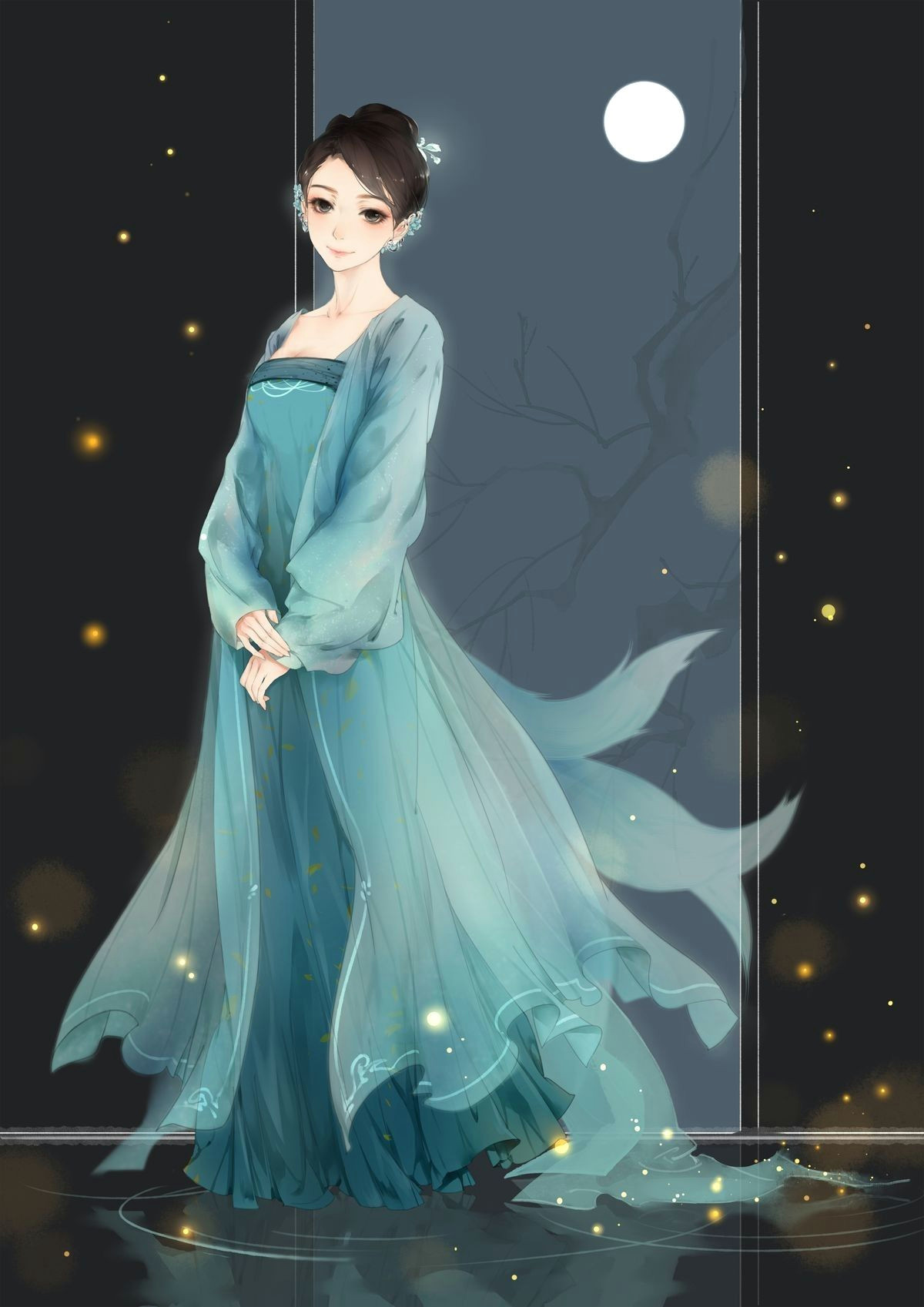 lao y follow d hanfu chinese art character art manga anime girl