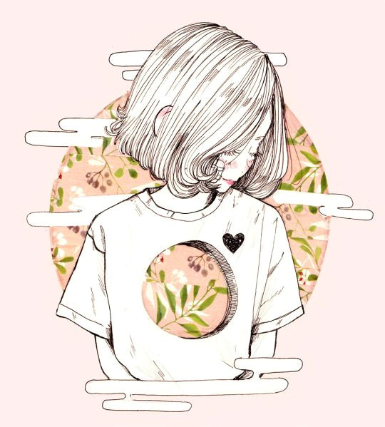 anime follow ladyluckposts for more d its kinda cool how she has the image on her shirt good artist