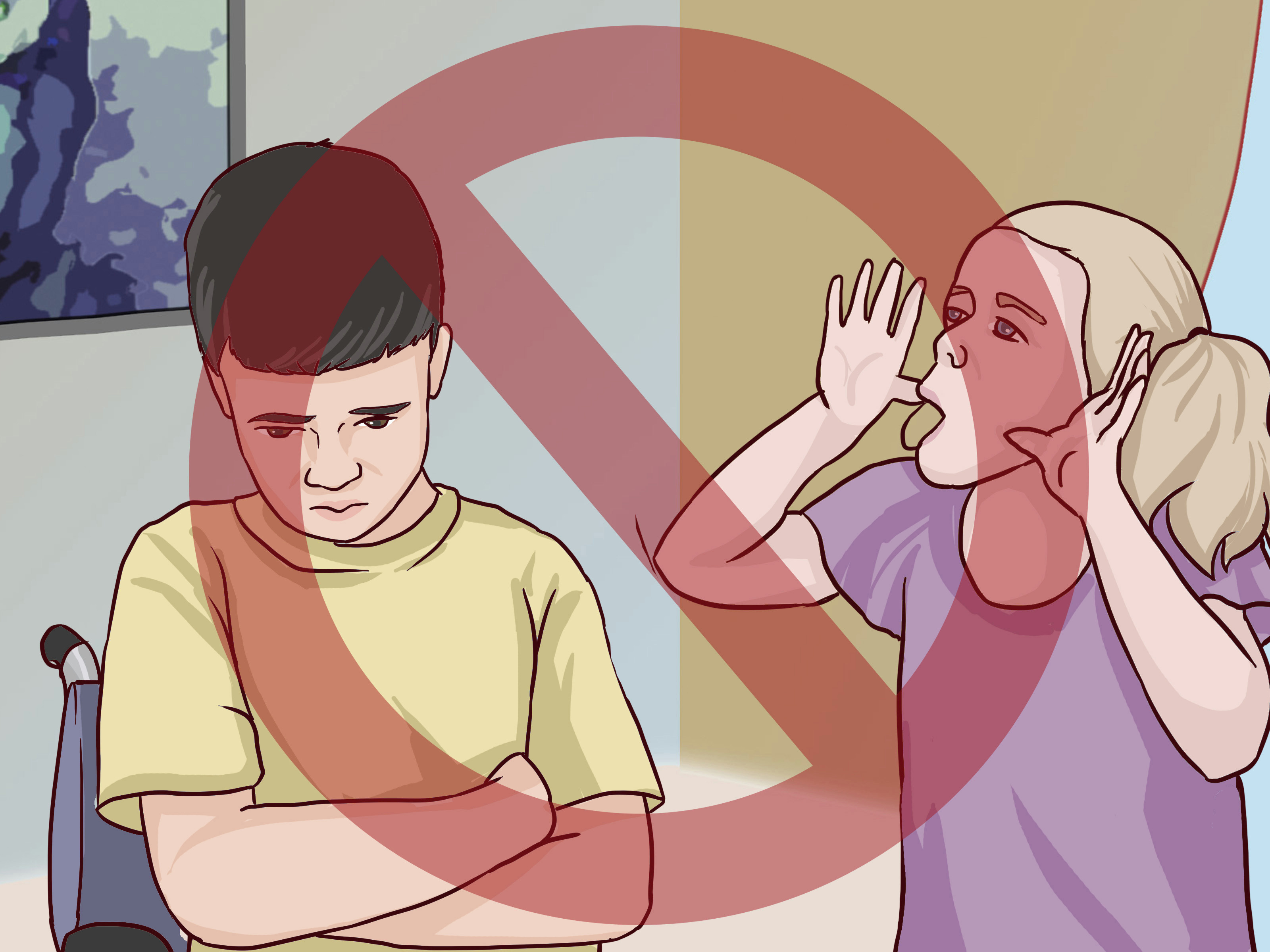 how to interact with a person who uses a wheelchair