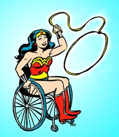 items similar to wonder woman in a wheelchair e file on etsy