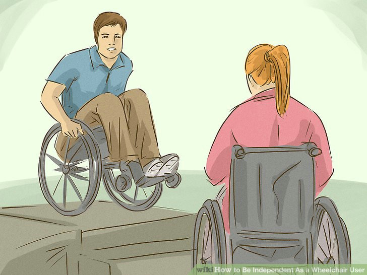 image titled be independent as a wheelchair user step 1