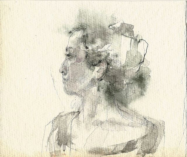 woman looking away frally