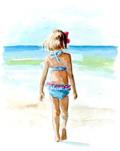 custom watercolor painting from your photograph by amrart1 on etsy 170 00 watercolor pictures beach