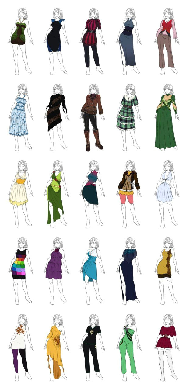 Drawing Of Girl Outfits Pin by Cyneode On Mine Drawing Clothes Clothes Drawings