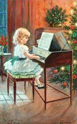 girl playing piano jenny nystrom 1854 1946 swedish