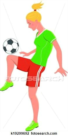 girls playing football clip art google search