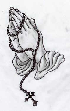 praying hands greywork