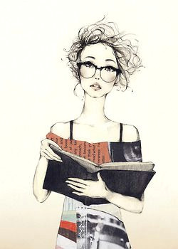illustration girl reading reading art reading books bedtime reading happy reading