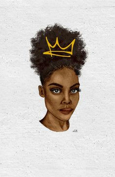 worry bout you crown serie black girl art black women art art