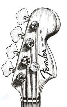 bass guitar drawing google zoeken guitar sketch music sketch guitar drawing pencil