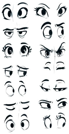 eyes by sharpie91 mas cartoon eyes drawing