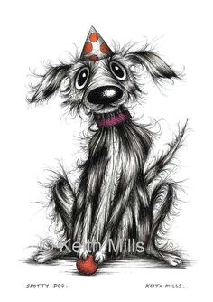 items similar to spotty dog print download happy pet pooch in spotted pointed hat who s got spotty fur and cute friendly face fun animal picture on etsy
