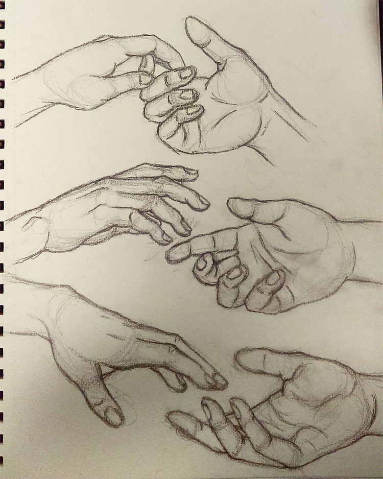 created by beatles doodles a holding hands drawing practice