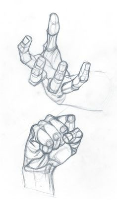 study drawing handshand