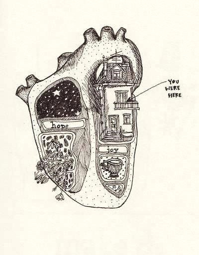 my heart via facebook ilustraa aµes pinterest facebook drawings and illustrations