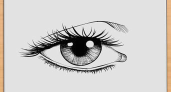 draw realistic human eyes