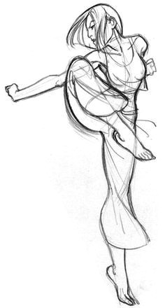 sketch karate pose google search