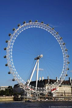 the london eye offers a spectacular view of the great city
