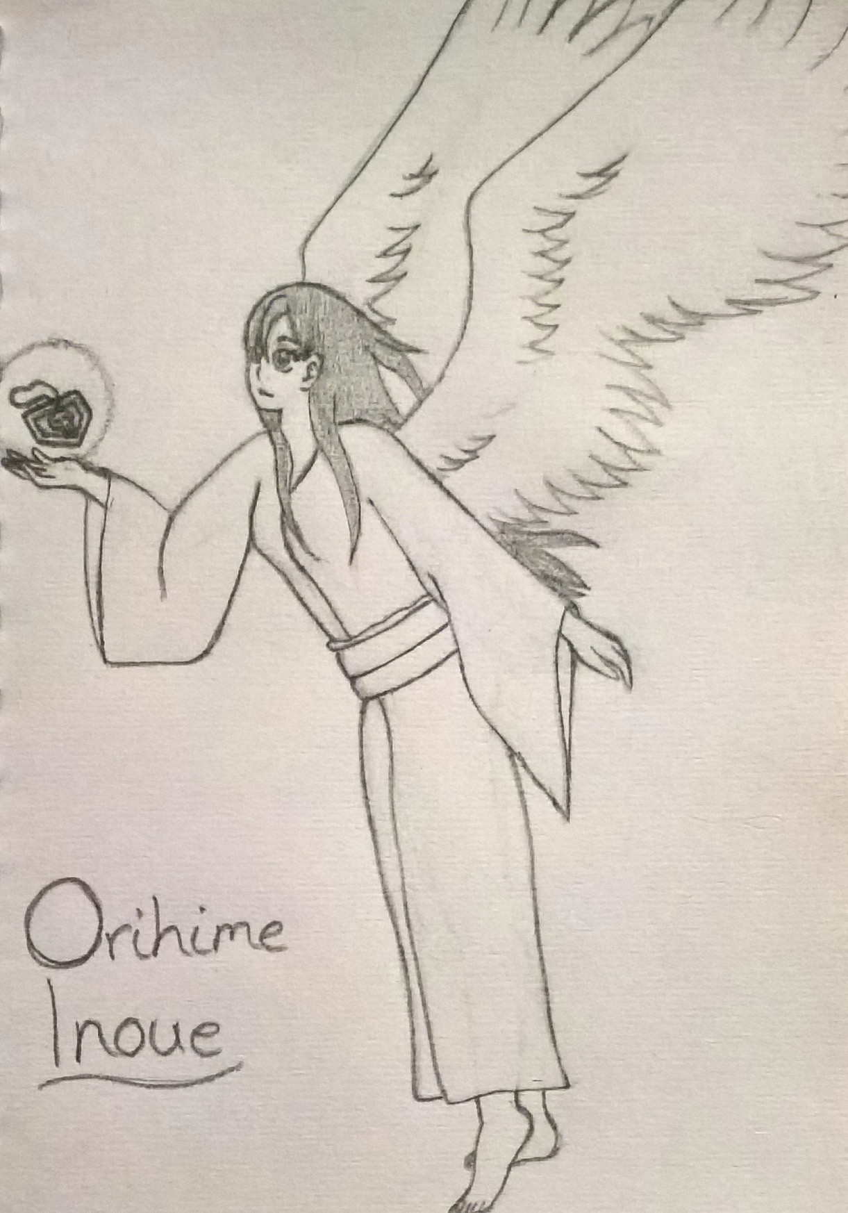 orihime inoue angel bleach how to draw hands angel bleach