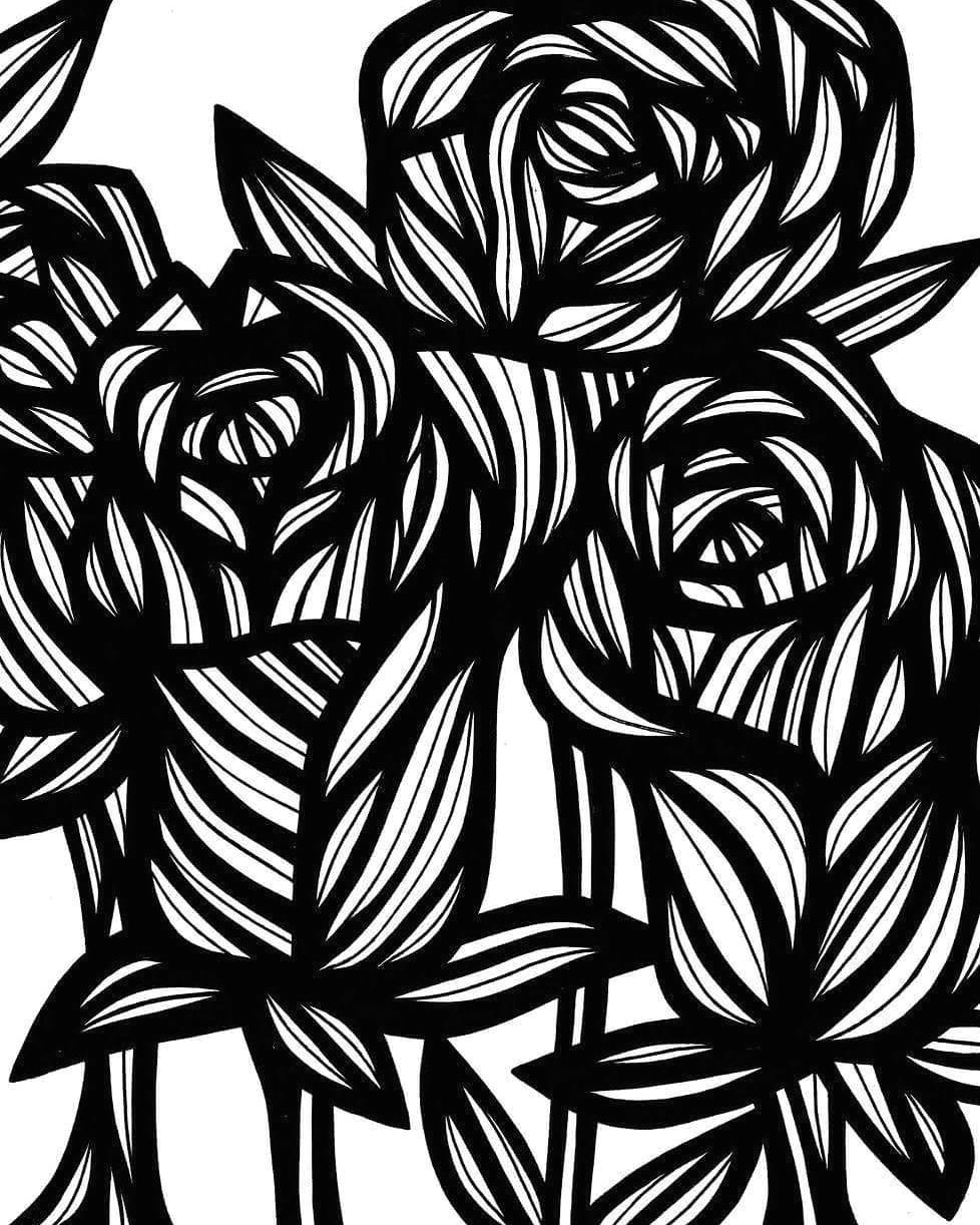 flower flowers nature plant blackandwhite art arts artist