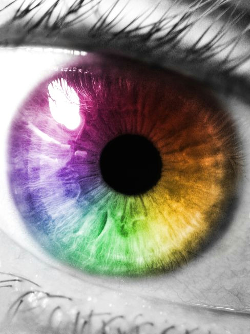rainbow eye very awesome to look at