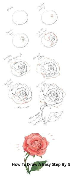 how to draw a easy step by step rose pinned by tutorials nail art design idea