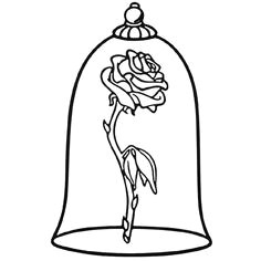 disney beauty and beast enchanted rose vinyl decal sticker many colors to choose from many size options industry standard high performance calendared vinyl