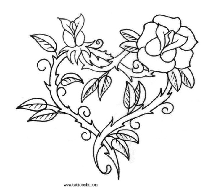 flower tattoos small rose tattoos heart tattoos simple rose tattoo rose heart