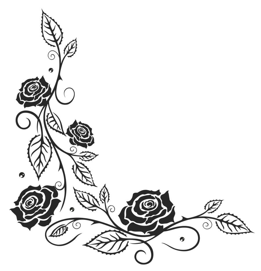 rose vine tattoos