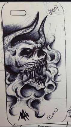 smoking demon skull by demon neko of hell smoke tattoo demon tattoo