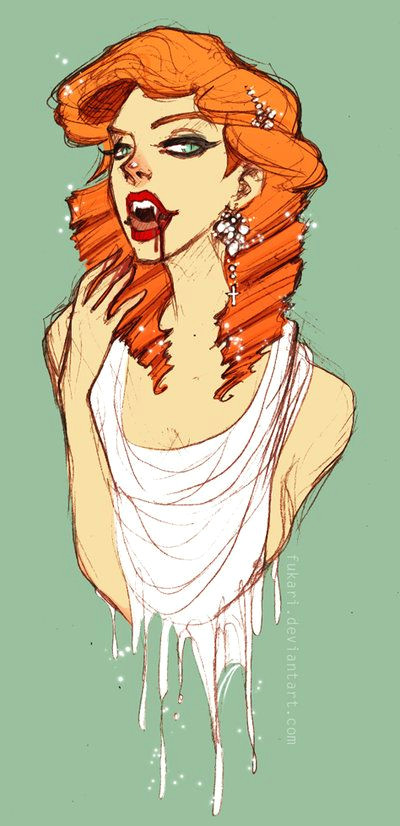 like a milion diamonds vampire girlsvampire artsketch