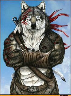 art by ansticewolf deviantart projekte pelzwolf pelzige kunst keltische krieger werwolf kunst