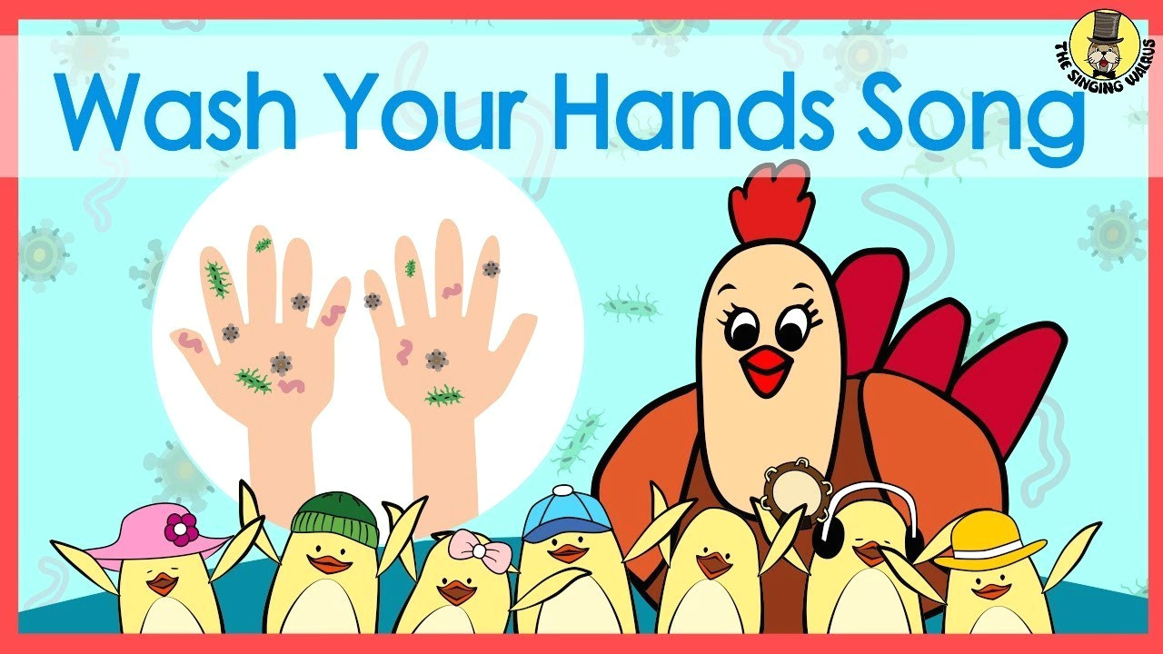 wash your hands song music for kids the singing walrus