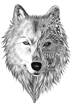 26b09b5202d6fb414975abd596c70e37 jpg 736a 1 039 pixels wolf face drawing wolf face tattoo wolf