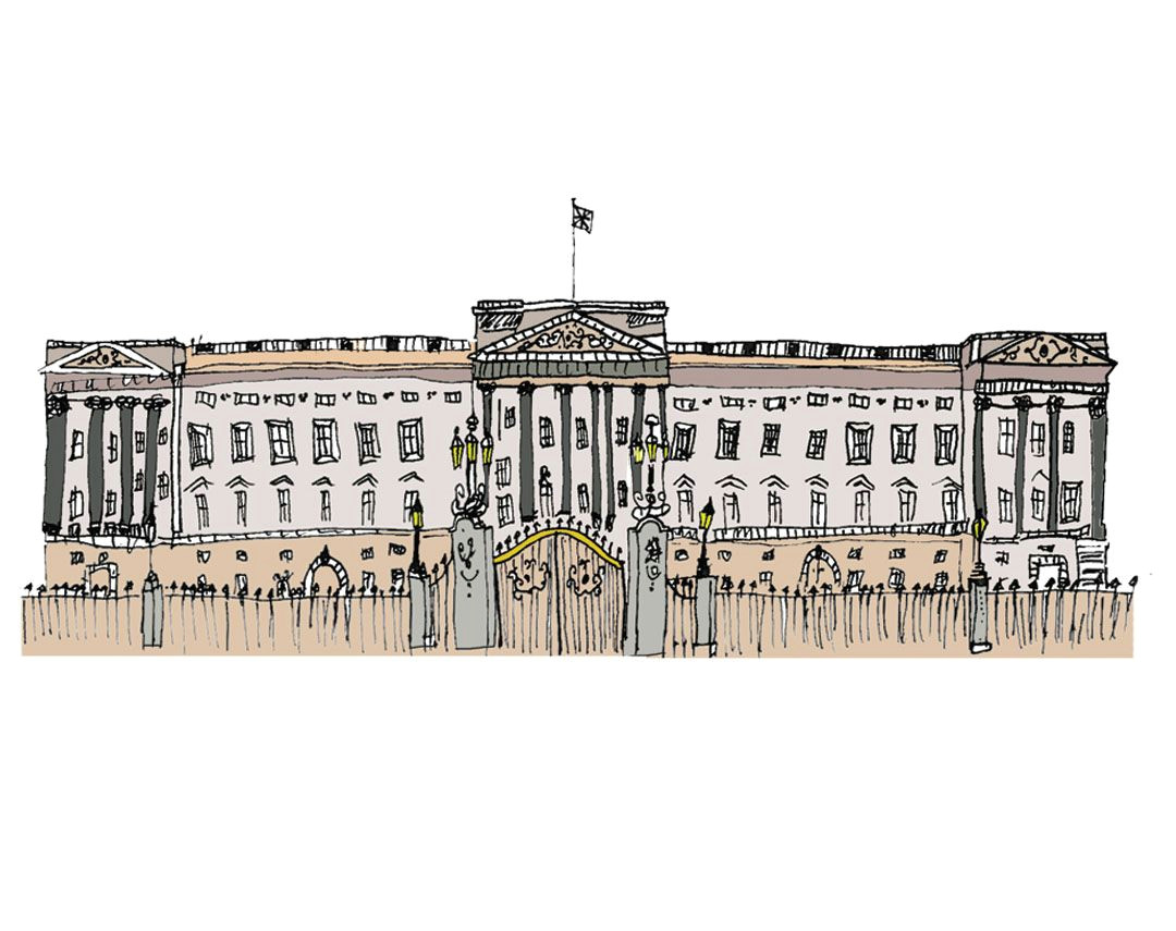 my drawing of buckingham palace in london lili price studio portfolio http