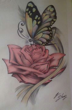 tending the rose butterfly colored lil b tattoo real tattoo mom tattoos