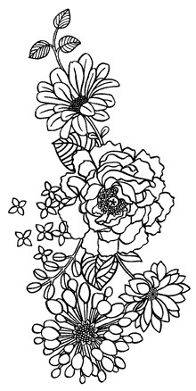 5119h climbing blooms my name tattoo coloring pages colouring craft gifts