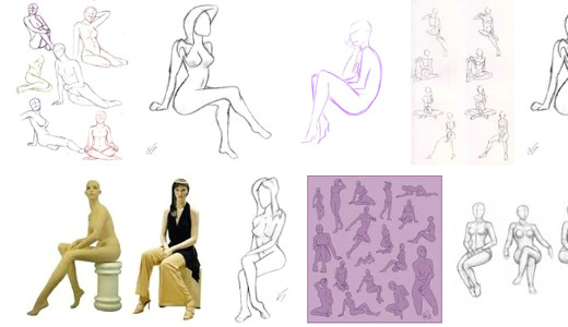 my experience with female pose searches is that you get a lot of imvu and the sims pose sets and artists making sketch compiliations that