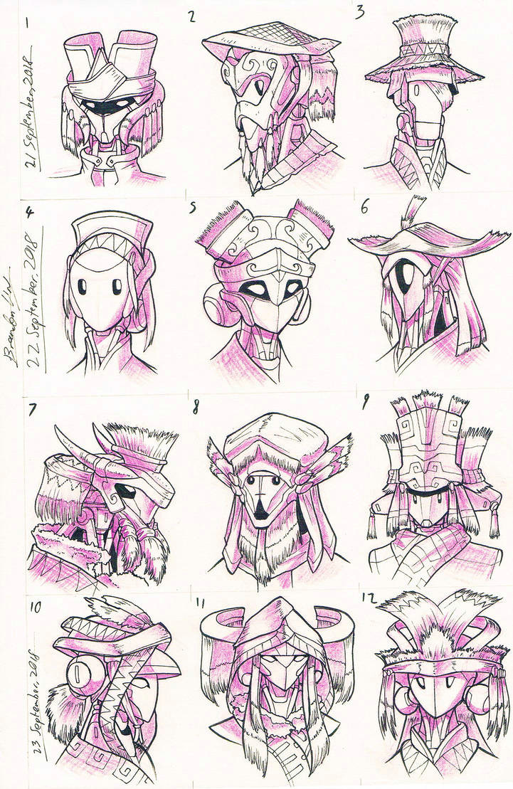 Drawing Robot Eye Native and Fantasy Robot Sketches Part 2 by Brand 194 On Deviantart