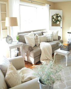 refreshed modern farmhouse living room great ideas to decorate for late winter and early spring