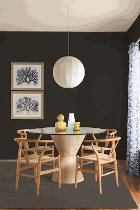 onyx painted dining room