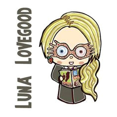 how to draw cute chibi luna lovegood from harry potter in simple step by step drawing