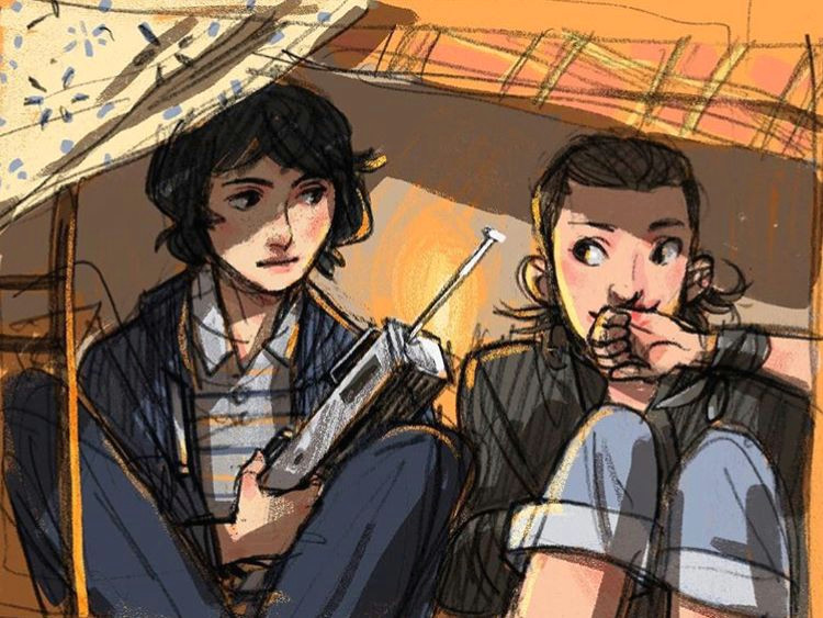 mileven fanart strangerthings