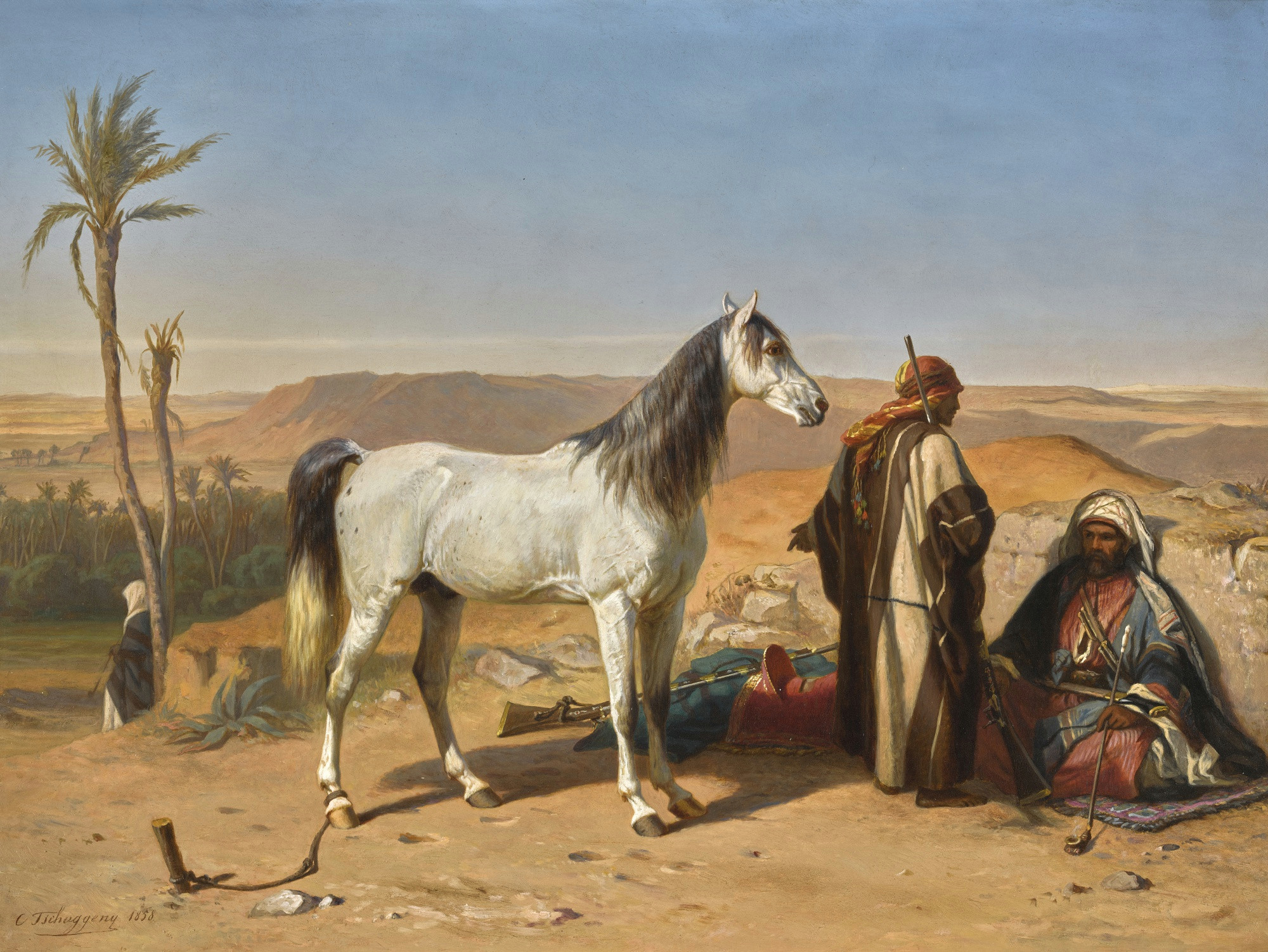 file charles philoga ne tschaggeny an arabian in the desert jpg