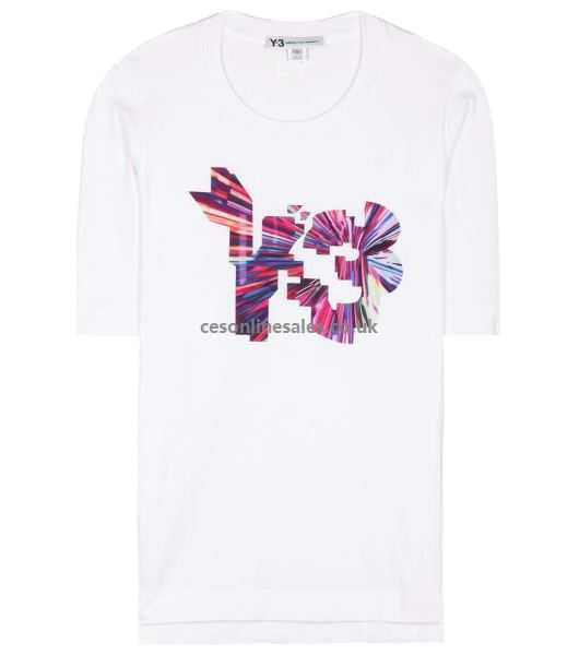 t shirt design prints buy y 3 women s printed cotton t shirt white wb430y2 0d