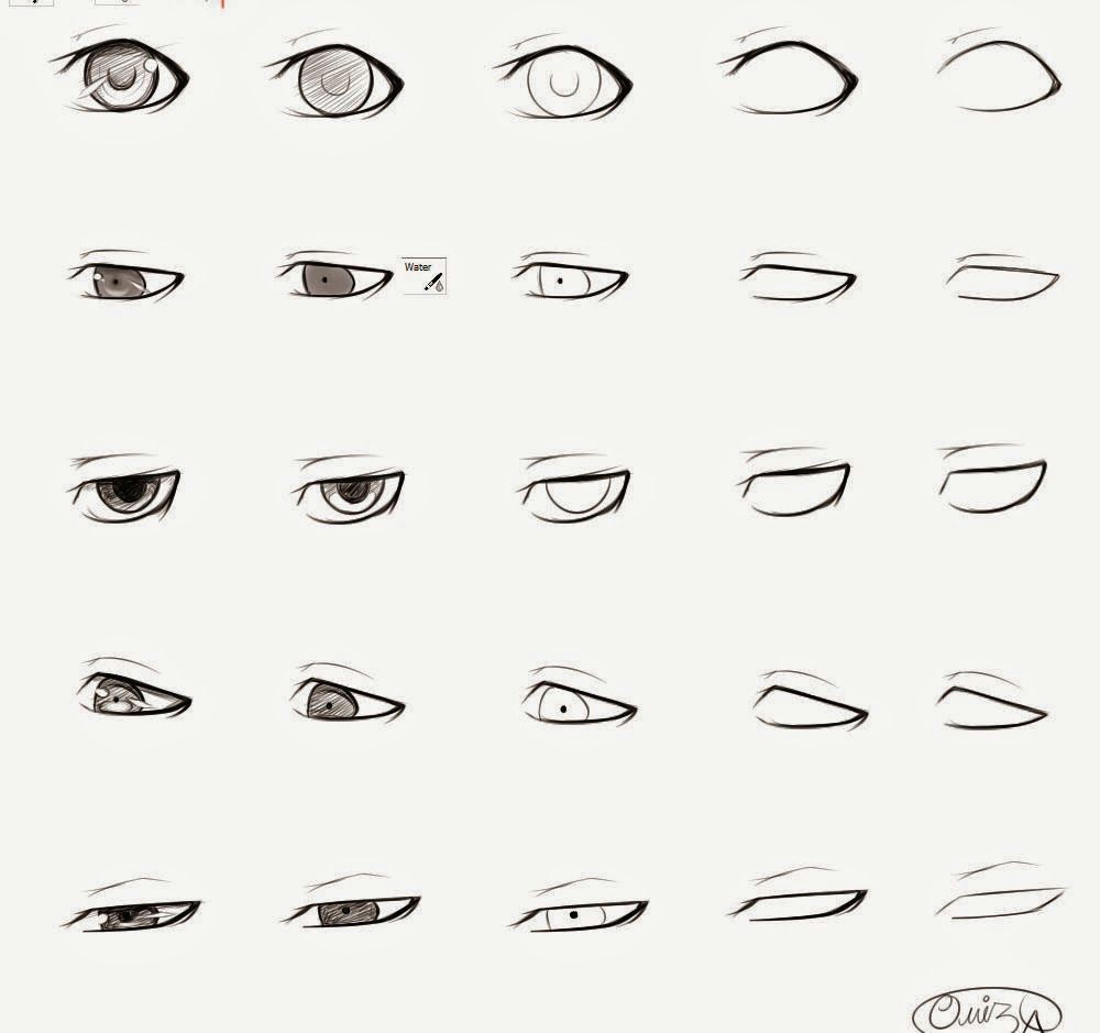 how to draw anime male eyes step by step learn to draw and paint